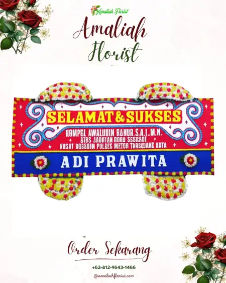 Papan Bunga Ucapan Selamat Bansari