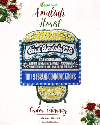 Papan Bunga Duka di Bansari