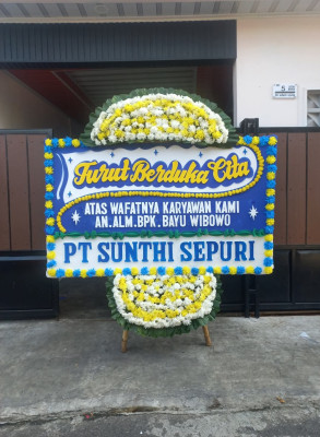 Papan Bunga Duka di Bansari