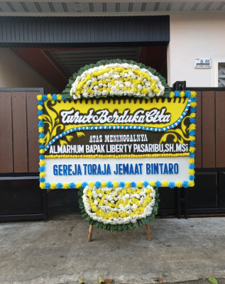 Papan Bunga Duka di Bansari